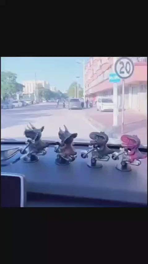 Dino Motorbike Drifter For Car Dashboard